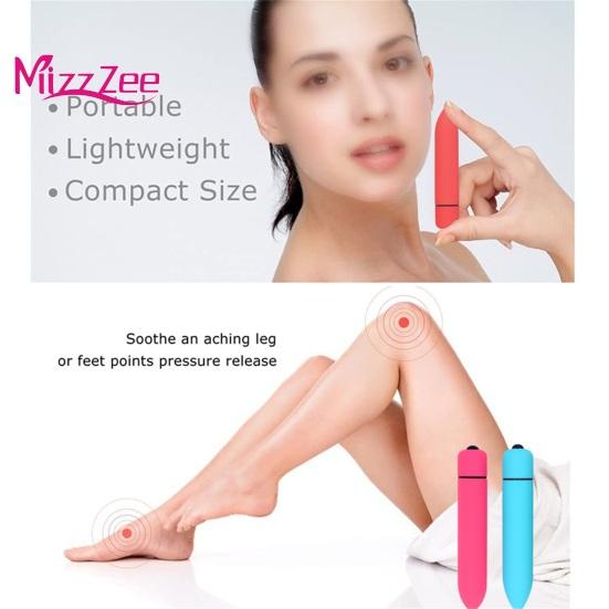 Mizz Zee vanntett elektrisk vagina bærbar 10 hastigheter for vibratormassasjepar kvinner