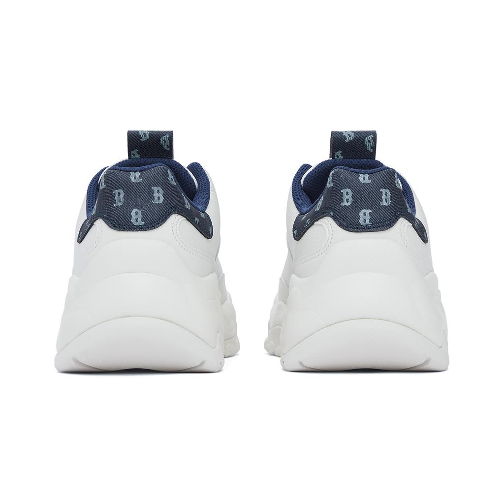 New MLB Big Ball Chunky Anti Slip Wear Resistant Low Top Chunky Sneakers Unisex White 3ASHBDM4N-43NYS