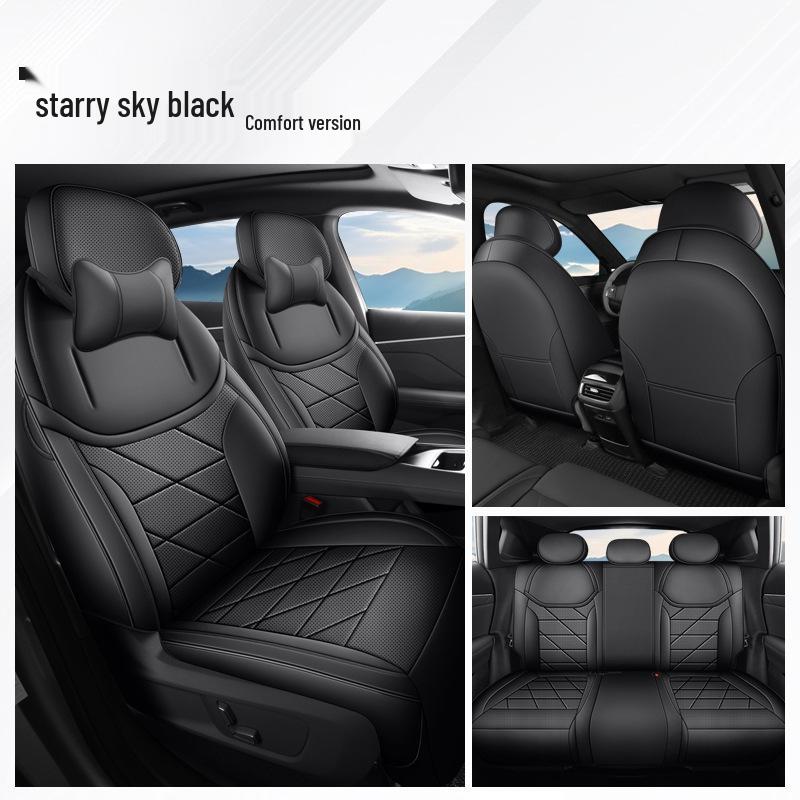 Full Leather Car Seat Covers for 2025 Changan Deepal S05, 5-Seater, All-Season, Full Coverage