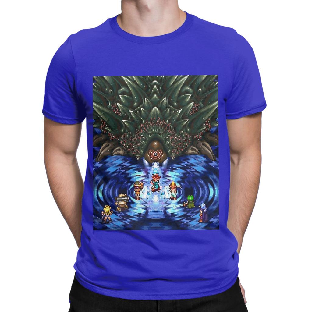 Chrono Trigger Lavos Battle Funny 100 Cotton TShirt Chrono Trigger Tees Tops For Unisex