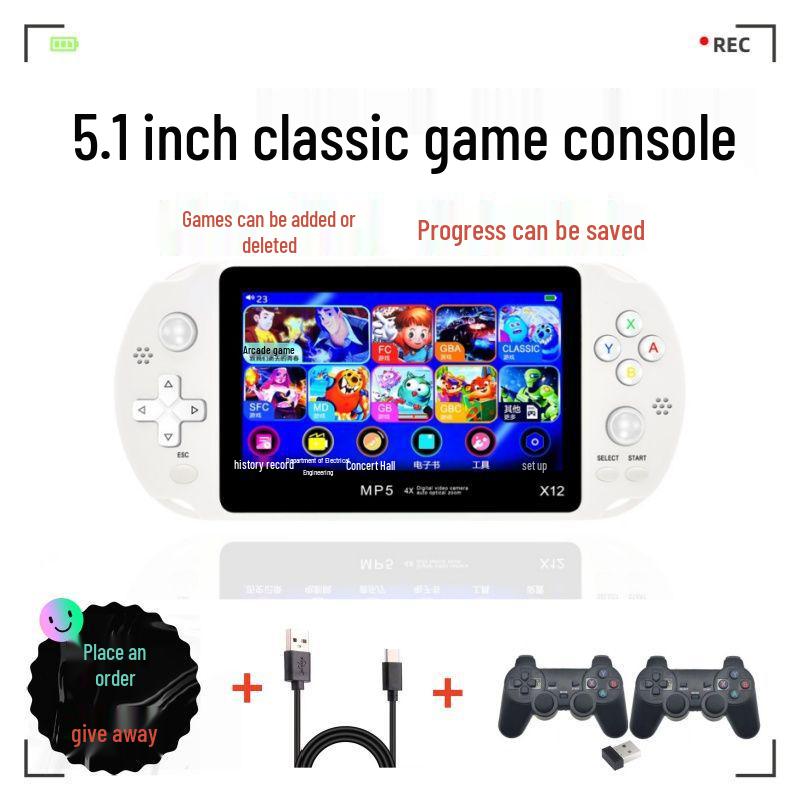 Nostalgic Rechargeable Handheld Game Console with Classic MP5: Three Kingdoms, Journey to the West & Pokemon. Free Shipping Included.