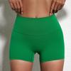 Plain Color High-Stretch Yoga Shorts - Soft, Three-Quarter Length Base Layer