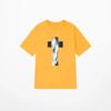 Cross Hip Hop Harajuku flat Print 100% pure cotton T-shirt Street Punk men's short-sleeved T-shirt Retro Gothic Y2Kt T-shirt