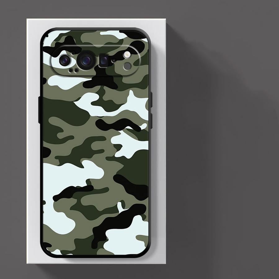 

Case for Google Pixel 10A 6 7 8 Pro 6a 9a 10 9 Pro XL 8a 7a Funda Phone Cover Camouflage Pattern Google Pixel 6a