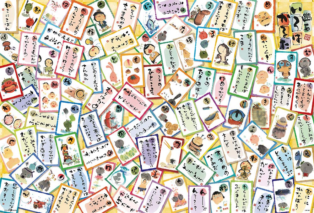 

в пазле Beverly 1000 элементов Iroha Karuta x [Сделано в Японии] (49 72см) 61-448