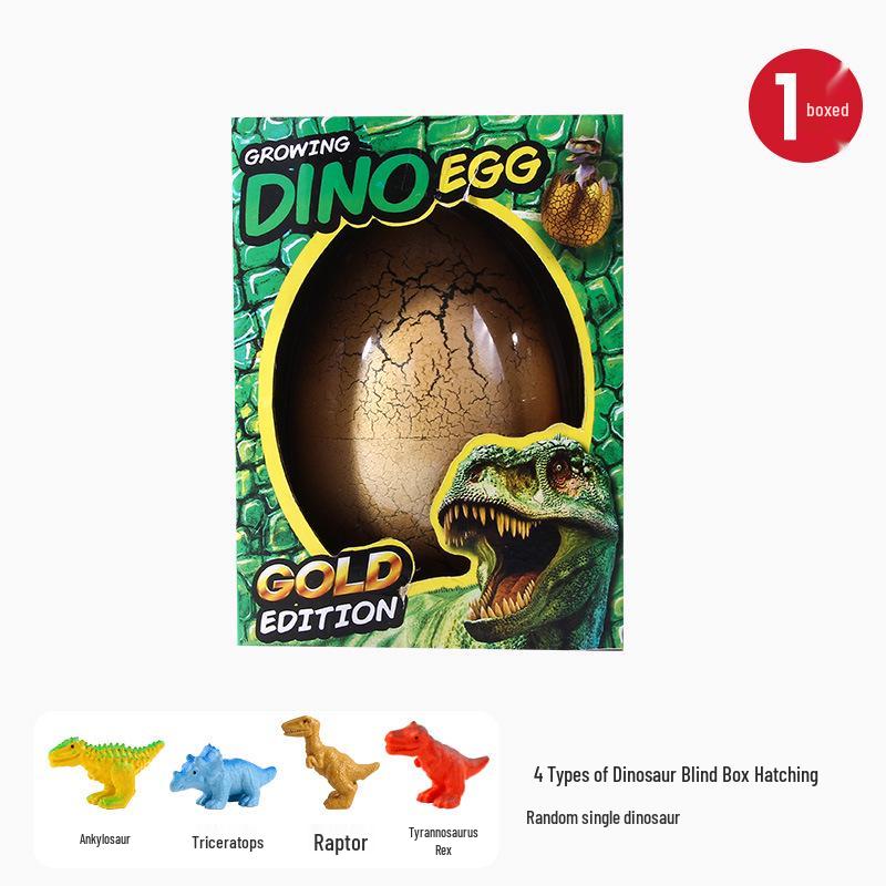 Golden Dinosaur Egg Expanding Toy - Soakable Hatching Gift for Boys & Girls