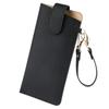 PU Leather Sunglasses Storage Bag Solid Color Hanging Sunglasses  Eyewear Accessories