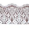 Embroidery Milk Silk Lace Exquisite Non-Elastic Hollow Lace Accessories Diy Clothing Fabric Window Decoration