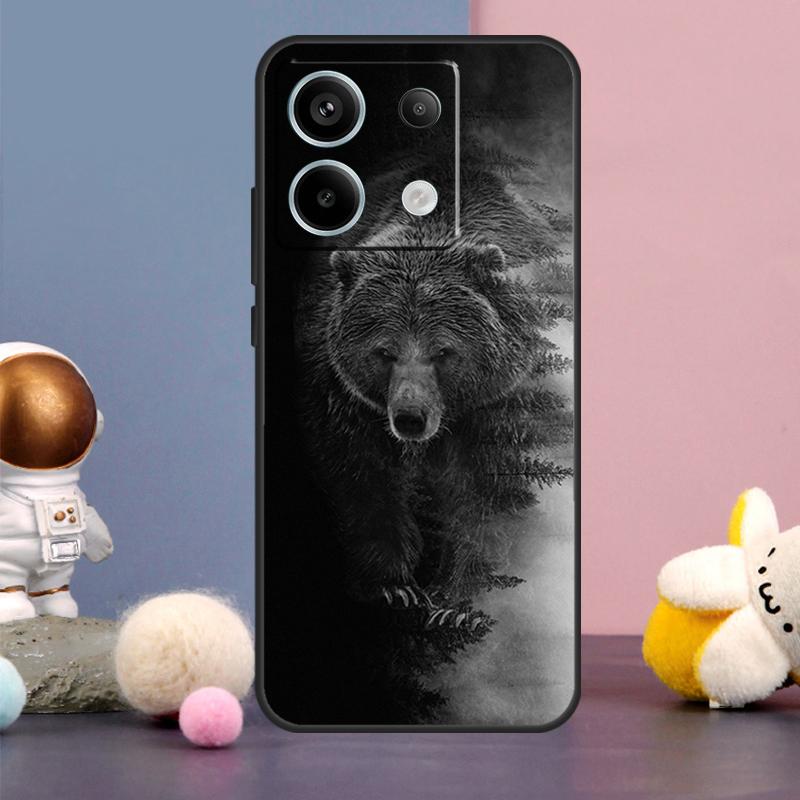 

Grizzly Bear Case For Xiaomi Redmi Note 14 9 10 11 12 13 15 Pro Plus Redmi 15 15C 14C 10C 12C 13C Cover Redmi 10