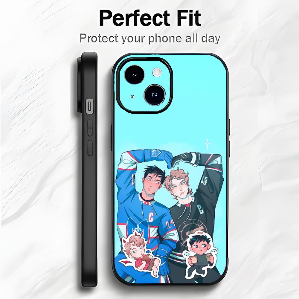 Intense Competitive Sports H-Heated Rivalry Phone Case Phone Case Trend Soft Packaging Lightweight For iPhone17 16 15 14 ProMax