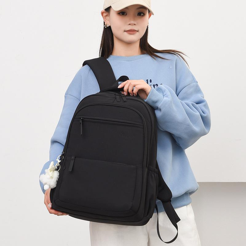 Schoolbag New Large Capacity Backpack College Student School Bag Women's Travel Lightweight Backpacking Travel Commuter Laptop Bag