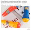 Simulated Microphone Mic Voice Changer Toy ABS Microphone Toy Echo Microphone  Early Education