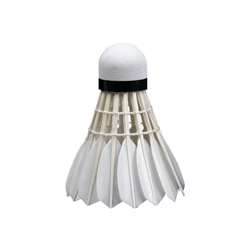 12 Pcs Duck Feather Badminton Shuttlecocks Durable Training Badminton Balls Lightweight Shuttlecock for Outdoor Sports
