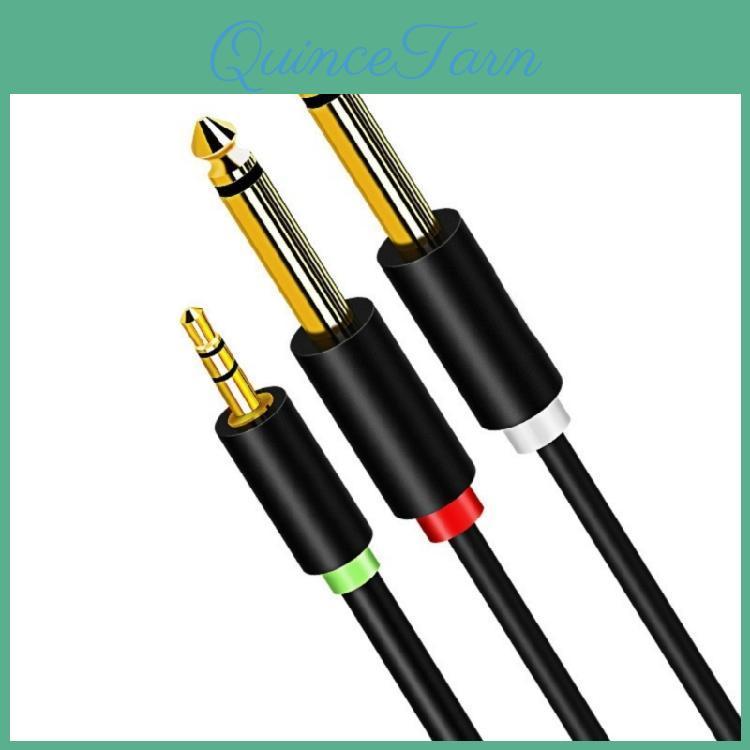 Quality Stereo To 14 18 Cable 35mm To Double635mm Audios Cable For Home Entertainment And Professional Use For Piano