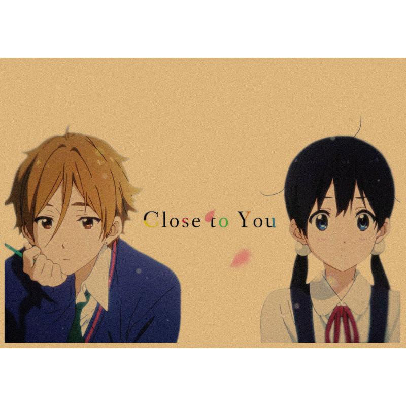 

Tamako Love Story: Large Retro Kraft Paper Wall Poster White card paper (non-adhesive) 30*42 cm