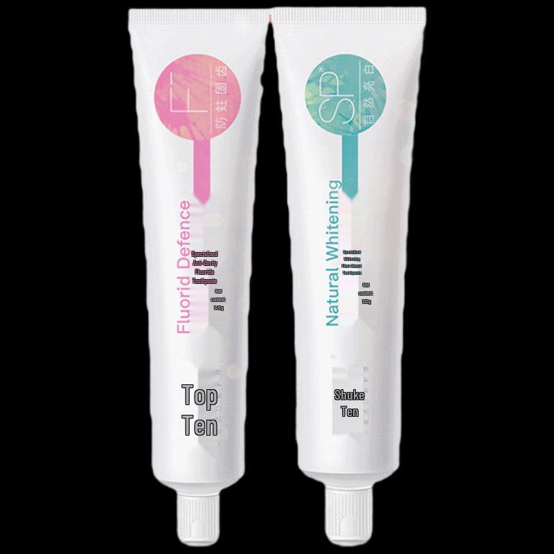 Saky Whitening & Anti-Cavity Toothpaste Duo