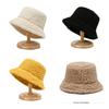 Faux Fur Ladies Bucket Cap Soft And Fluffy Fisherman Hat For Cold Weather