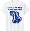 Get Cracked In Philadelphia Liberty Bell Vintage Tourism T-Shirt