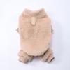 Winter Warm Soft Pet Clothes Flannel Dog Jumpsuit Puppy Cats Four Legs Jacket Coat For Small Medium Dogs Chihuahua Yorkie Outfit