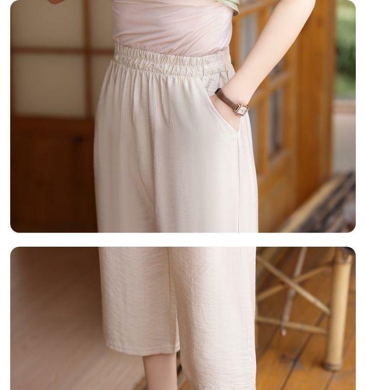 2024 Summer Embroidered Cardigan & Pants Set for Women