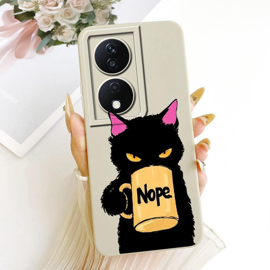 Cute Printed Phone Case For Honor X7b 4G 5G Soft Silicone Shockproof Cases For Honor X7b X 7B CLK-LX2 Covers Bumpers