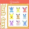 Jucărie de pluș adorabilă Eevee Pikachu, cu Joltéon, Flareon, Espeon, Vaporeon, Sylveon reversibile