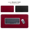 Large Double-Sided Leather Gaming Mouse Pad - High Precision, Smooth, Comfortable, Pure Color