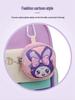 Color-Block Lightweight Spine-Protecting Cartoon Backpack for Girls