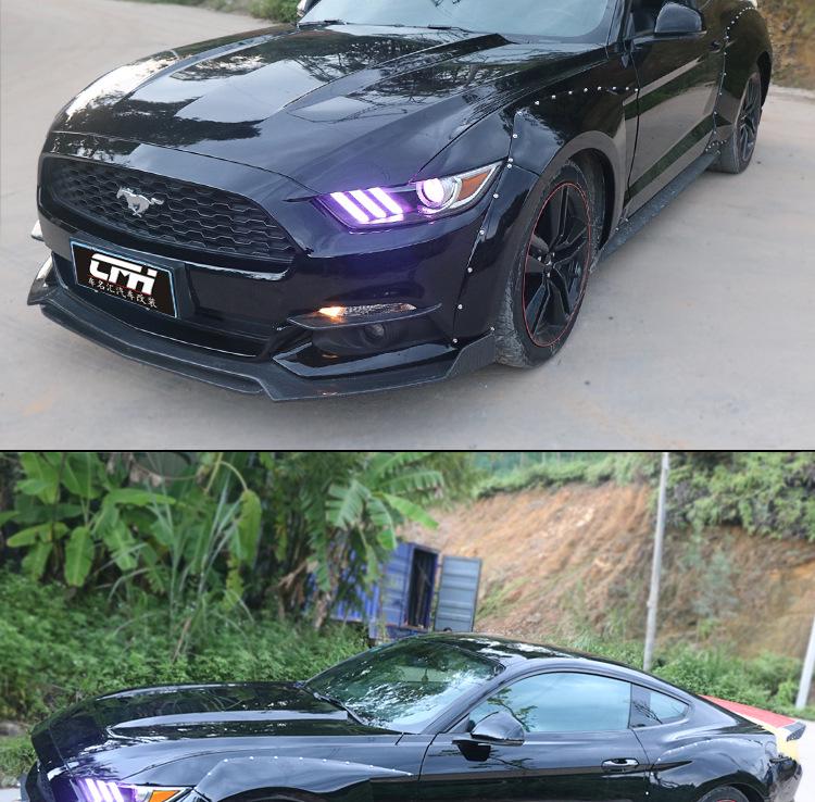 15-17 Ford Mustang Rocket Bunny Wide Body Kit: Widened Wheel Arches for Cross-Border Exclusivity