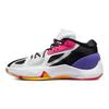 Jordan Zoom Separate Abrasion Resistant Mid top Basketball Shoes Men's White Black Purple DH0248-130