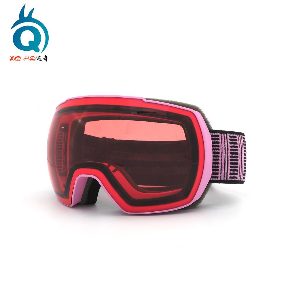 Specially designed for skiing and mountaineering, anti-fog dual-lens, dust-proof and sand-proof sports spherical prescription glasses