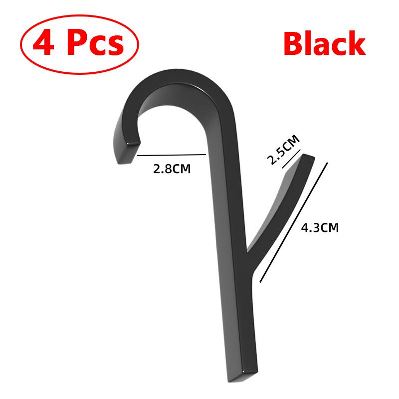 Multi-Purpose Heating Hook Coat Hook Towel Rack Radiator Bracket Bathroom Hook Clothes Hanger Soft Scarf Rack Towel Rack 4 Pcs
