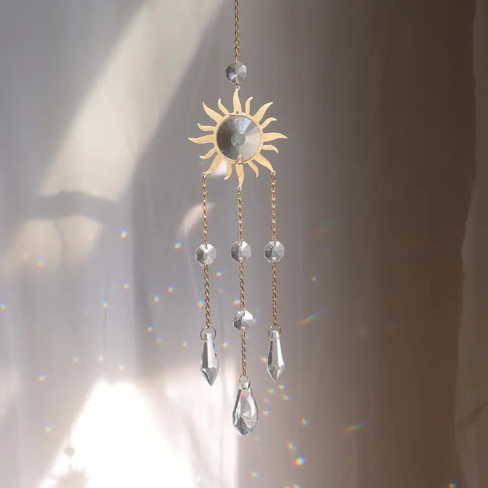 High Quality Sun Catcher Crystal Sun Catchers Hanging Suncatche Wind Chime Window Hanging