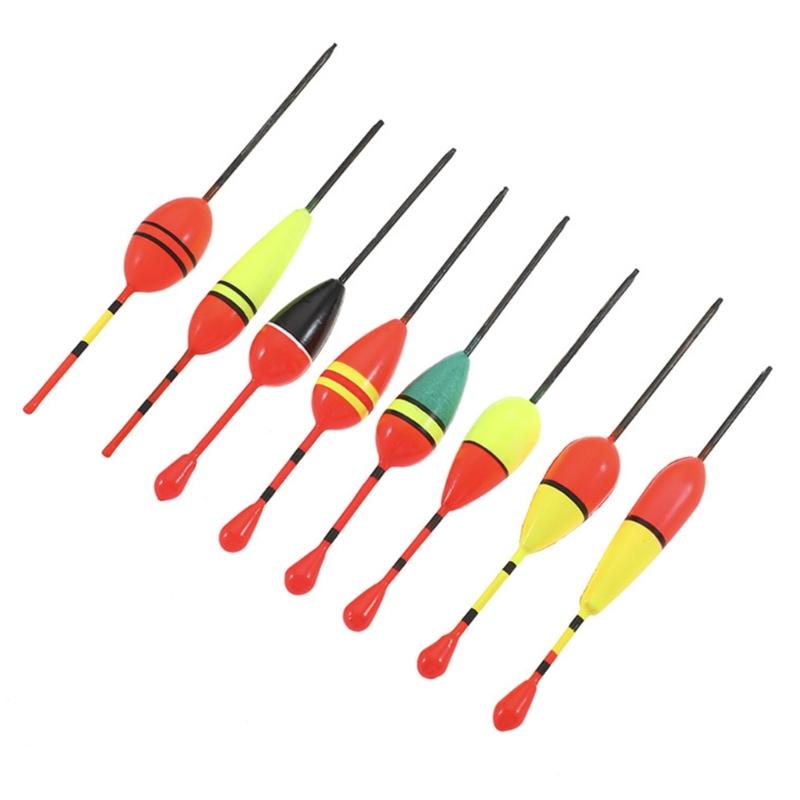 

Pack of 8 Fishing Float 9.5-11cm Float Bobber Vertical Buoy Bobber for Fishing Outdoor Fishing Equipment Accessories 1