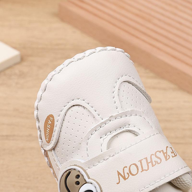Spring/Autumn Style Walking Shoes for Boys and Girls 0-1 Years Old, Cartoon Soft-Soled Beginner Shoes.