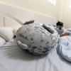 Angry Blob Seal Plush Pillow 3D Chubby Sea Lion Stuffed Animal Soft Sleeping Cushion Cute Gift For Kids Girls