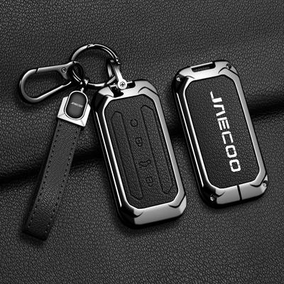 Chery Jaecoo J7 7 J5 5 2025 2026 Keychain Zinc Alloy Leather Car Key Cover Car Key Case Protective Cover Keychain Accessories