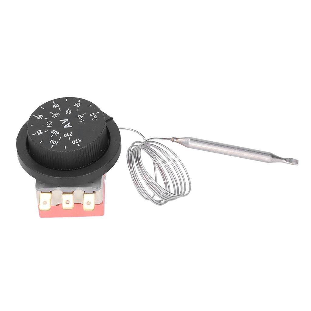Regulowany Elektryczny Włącznik Termostatu Wentylatora Konstrukcja 3-pinowa Zestaw Sondy do Kontroli Temperatury