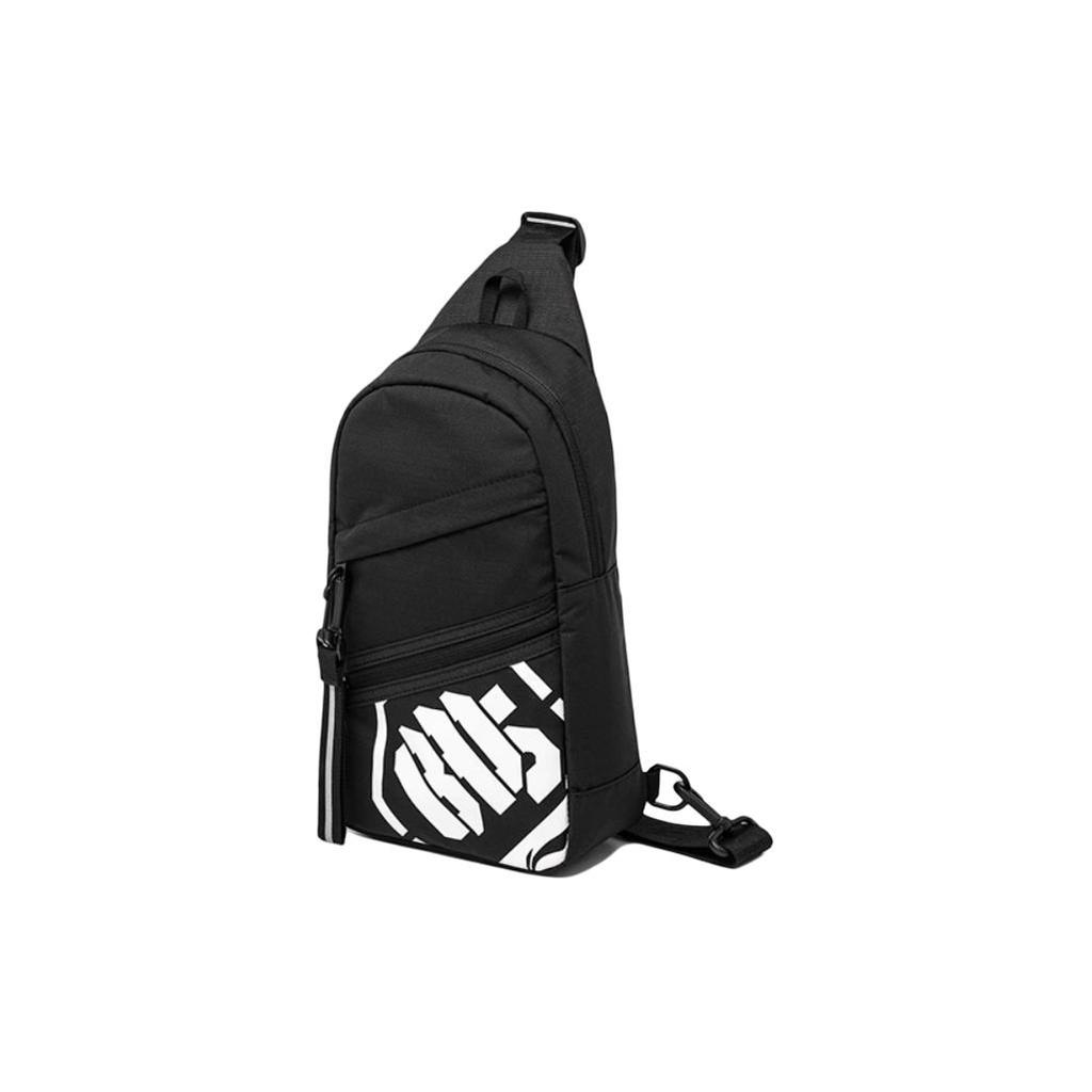 New LiNing Badfive Polyester Shoulder Bag, Sports Bag, Sling Bag Regular Unisex Black ABDU217-1