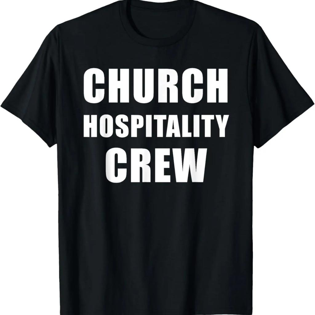 Church Hospitality Crew – Christian Faith Staff Uniform T-Shirt