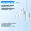 Wired Earphones with Wired Gaming Headset with Call Volume IPX Compatible with PCs and Online Meetings 3.5mm Microphone, Open-Ear, Non-Clog,