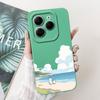 For Infinix Hot 40 Pro Case X6837 Cute Candy Painted Cover Shockproof Phone Case For Infnix Hot 40i Hot40 Pro Soft Fundas Bumper