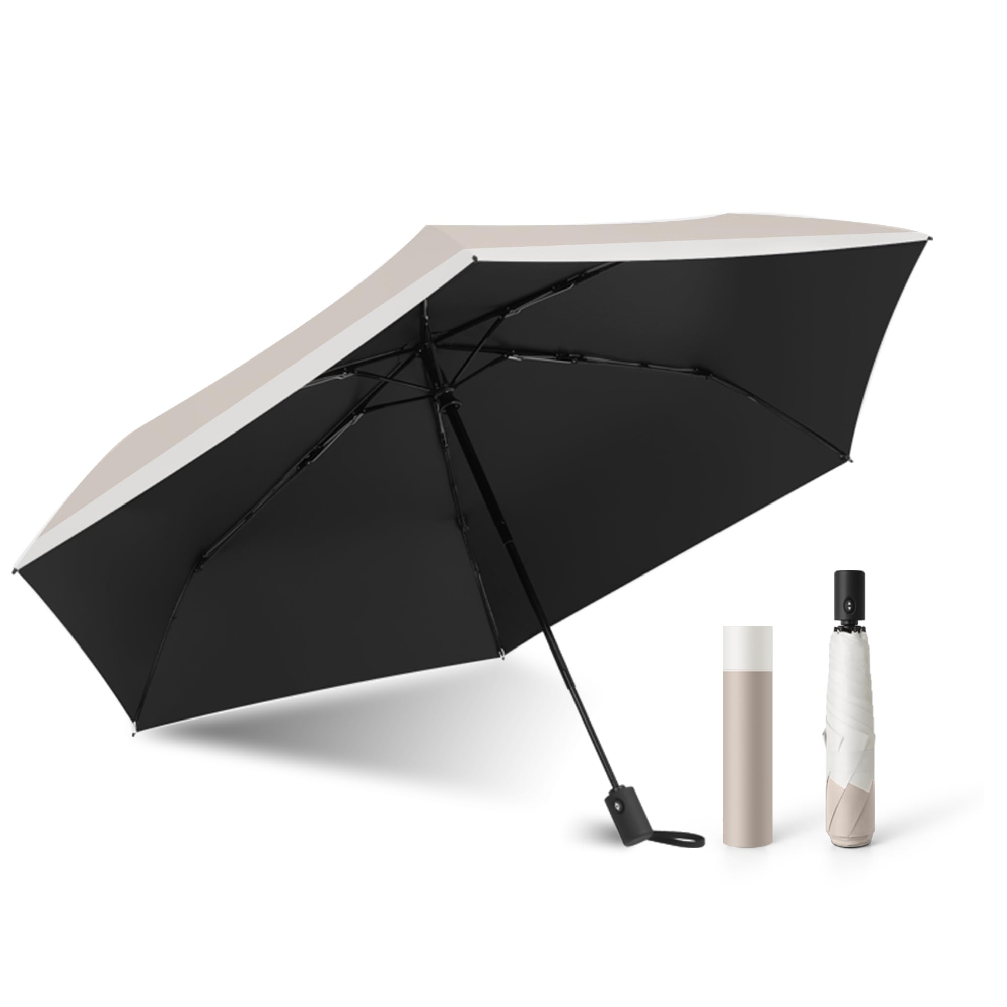 

KOZUMUWAN Полная защита от УФ-лучей и тепла Автоматически складывающийся Ветрозащитный и Подходящий для солнца и Портативный для мужчин и Идеальный для дня и День x