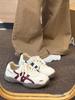 Korean Retro Sporty German Women's Trainer 2025: Thick-Soled Casual White Shoes