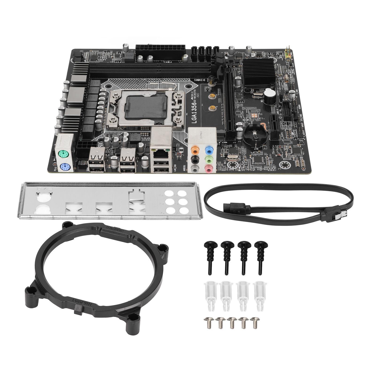 

Mining Mainboard 2 Channel DDR3 Gigabit LAN 4 SATA2.0 M.2NVME PCIE1X 6 USB2.0 PCIE16X Desktop