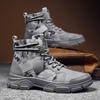 Fashion Camouflage Boots for Men Autumn Winter Platform  Boots Outdoor High-top Shoes Men Ankle Boots Buty Robocze Meskie