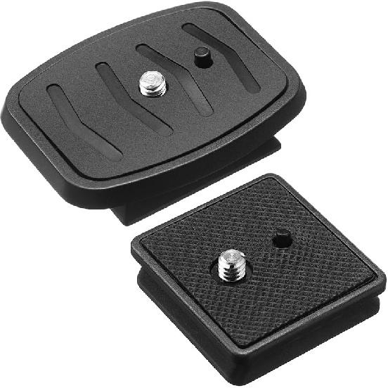 TOODOO 2 шт. 41 мм быстросъемная площадка для камеры, штативная шаровая головка, сменная быстросъемная площадка, совместимая с Ambico V0552 V0554, Sunpak 7500 Pro 41mm and 43mm