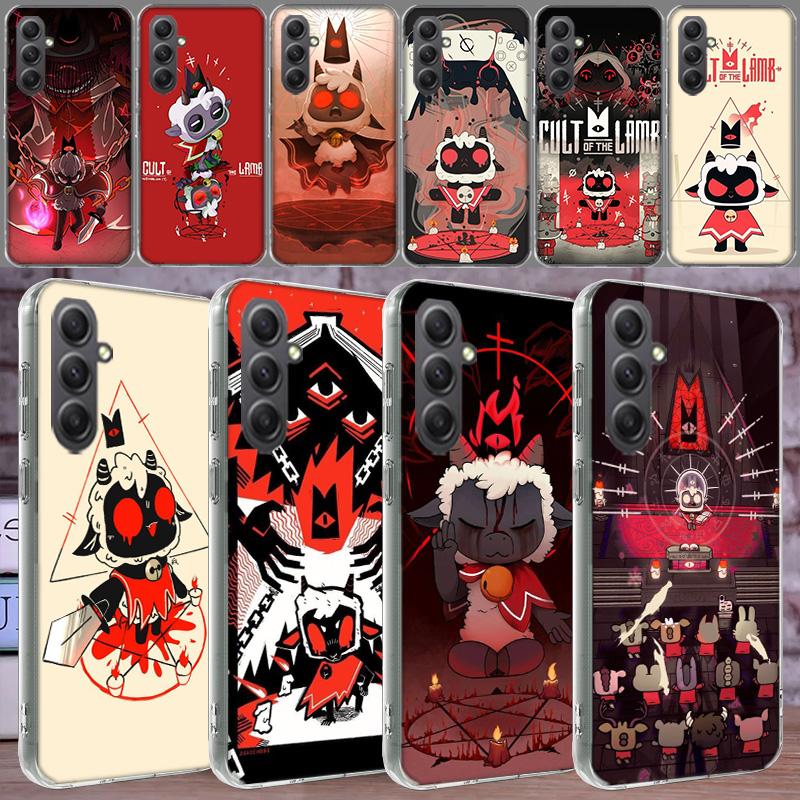 Game C-Cult Of The Lamb Phone Case for Samsung A16 A26 A36 A56 A17 A37 A57 A07 A06 A02S A03 A04S A05S Galaxy Note 20 10 A50S A71