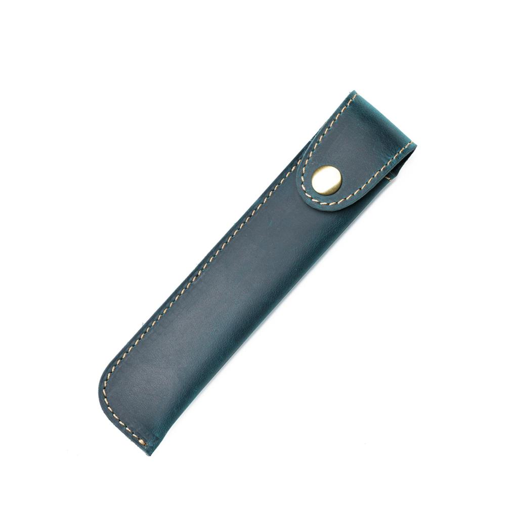 Originální Ručně vyráběné Pouzdro na Plnicí Pera z Pravé Kůže - Retro Hovězí Kůže Pouzdro na Tužky, Personalizovaný Ochranný Kreativní Dárek