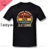 40th Birthday T-Shirt 1982 Men Funny LEVEL UNLOCKED 40 Year Old Gaming Tee Tops A Gift for A Wife and Husband Cotton Shirt